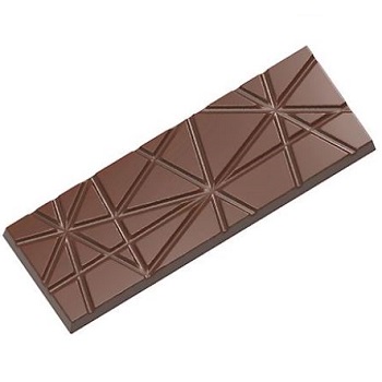 Chocolate World 95 g Shattered Tablet Polycarbonate Chocolate Mould
